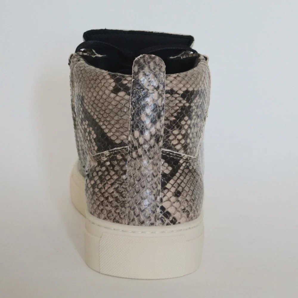 NEW BALENCIAGA HITOP ARENA PYTHON SNAKE PRINT LEATHER SNEAKERS US 7 EU 40 MENS - Picture 6 of 9
